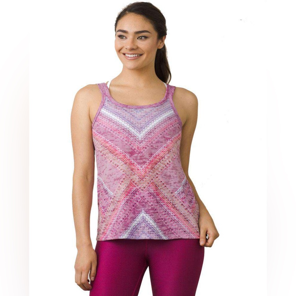 PrAna Womens Restore Yoga Tank Sz Medium